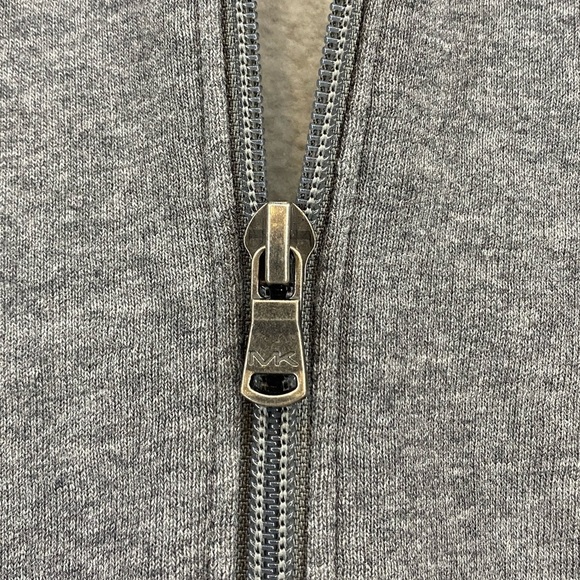 Michael Kors Men's Full Zip Up Sweatshirt Grey Size Medium Very Good Condition - Picture 8 of 11